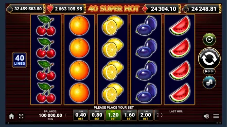 40 Super Hot Pokie Review