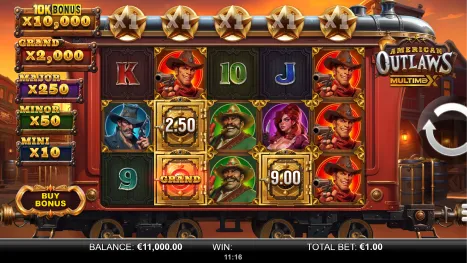 American Outlaws MultiMax Pokie Review