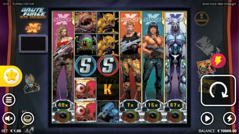 Brute Force: Alien Onslaught Pokie Review