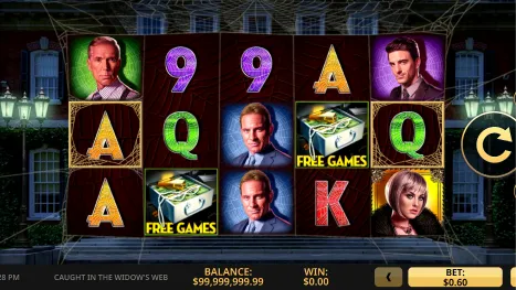 Caught in the Widow's Web Pokie Review