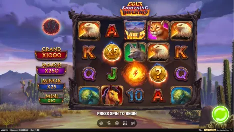 Colt Lightning Inferno Pokie Review