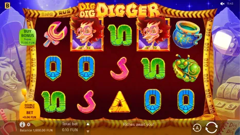 Dig Dig Digger Pokie Review