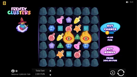 Frenzy Clusters Pokie Review