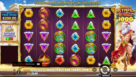 Gates of Olympus Xmas 1000 Pokie Review