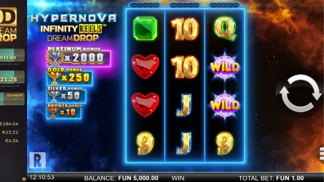 Hypernova Infinity Reels Dream Drop Pokie Review