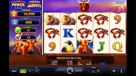 Longhorn Jackpots Pokie Review