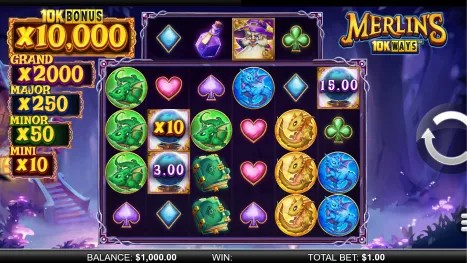 Merlin's 10K Ways Pokie Review