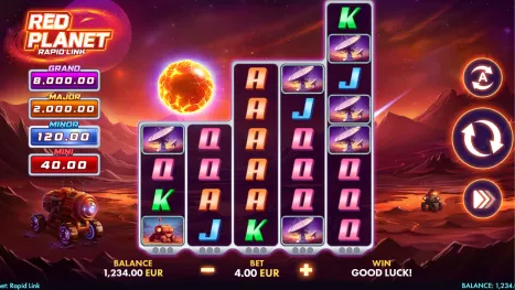 Red Planet: Rapid Link Pokie Review