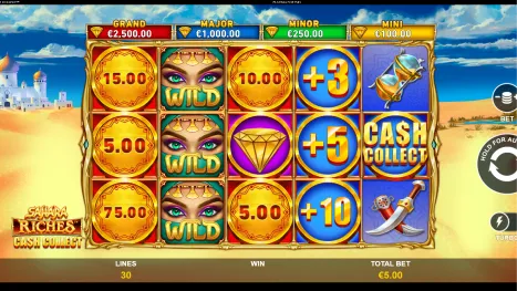 Sahara Riches Cash Collect Pokie Review