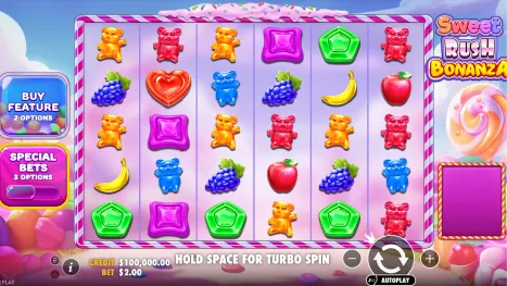 Sweet Rush Bonanza Pokie Review