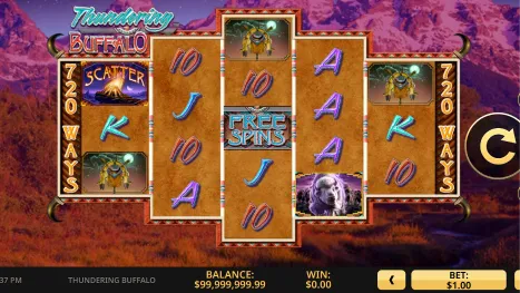 Thundering Buffalo Pokie Review