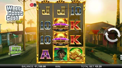 West Coast Cash Infinity Reels Pokie Review