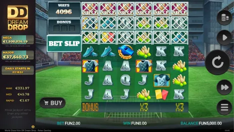 World Class Kick Off Dream Drop Pokie Review