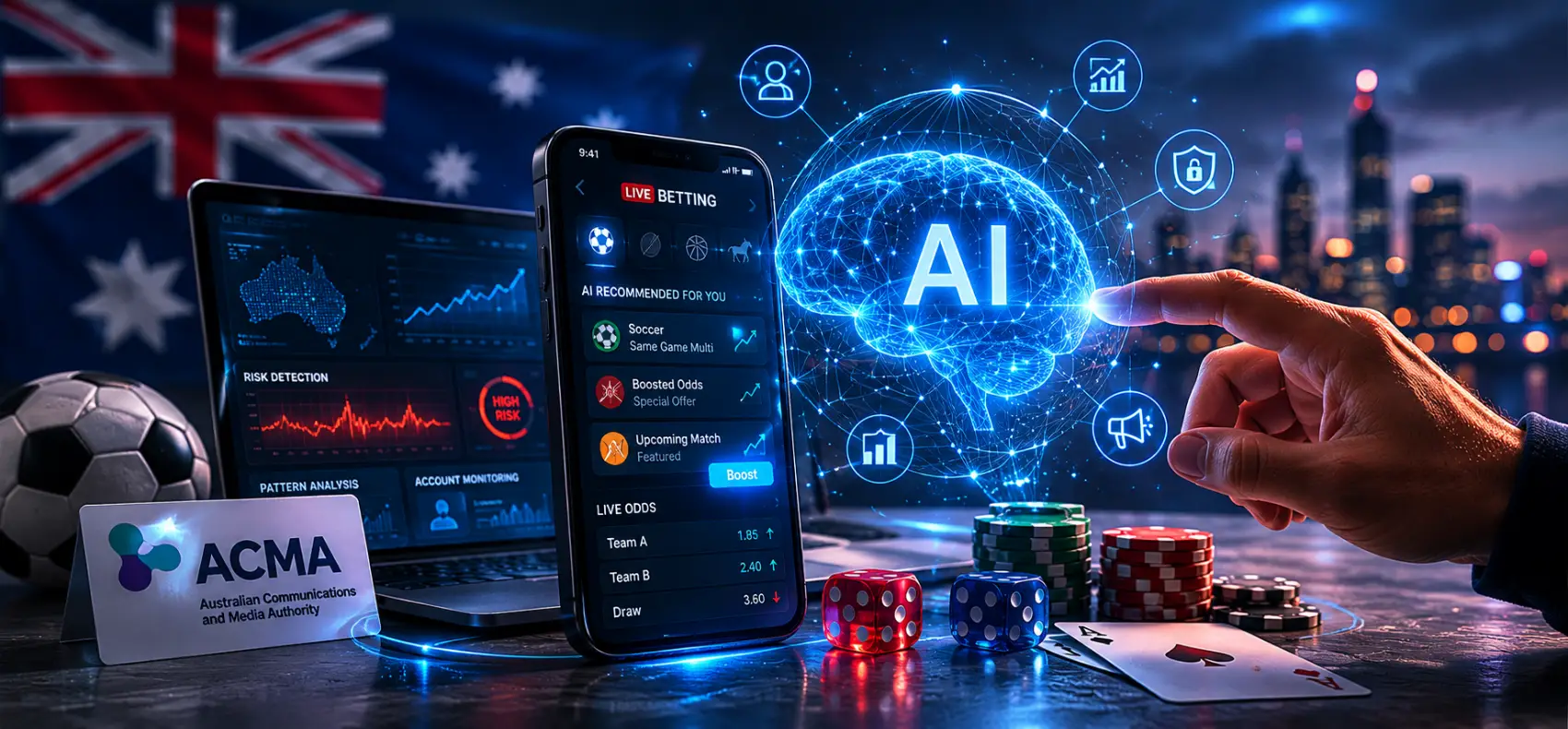 ACMA Puts AI in Gambling Under the Spotlight as Betting Tech Moves Fast