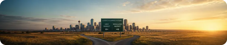 Alberta regulated market crossroads banner