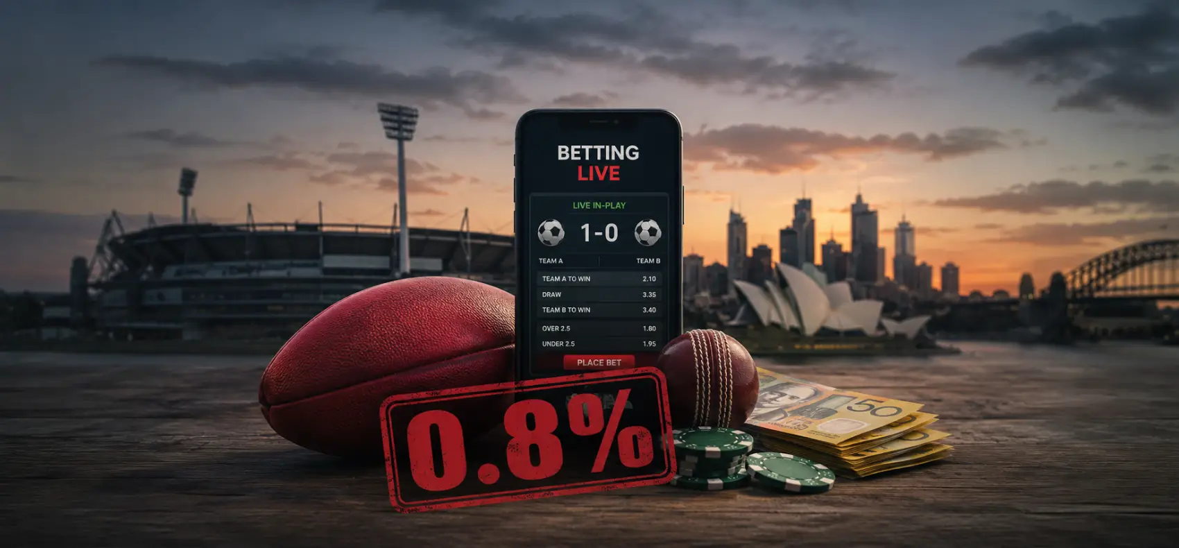 Australia’s Gambling Ad Plan Faces Awkward 0.8% Question