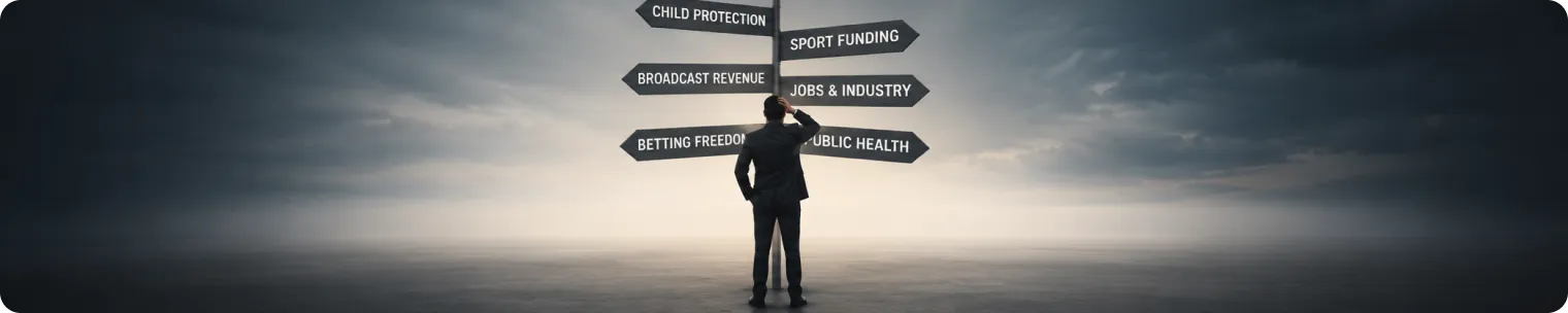 Policy crossroads on gambling ads