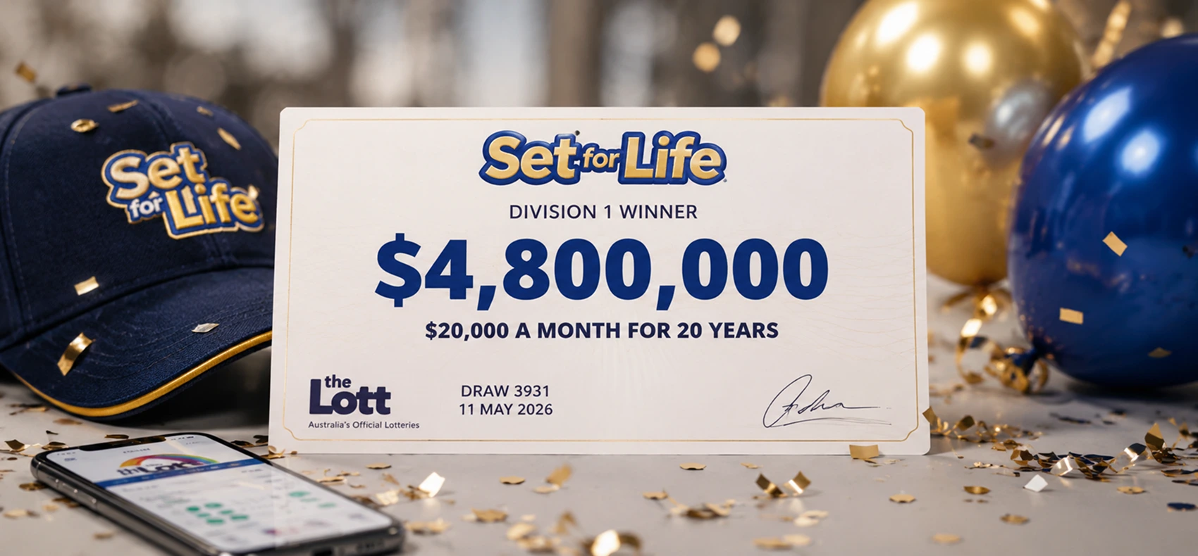 Frankston Man Wins AU$4.8M Set for Life