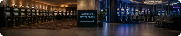 Land-based gaming remodel