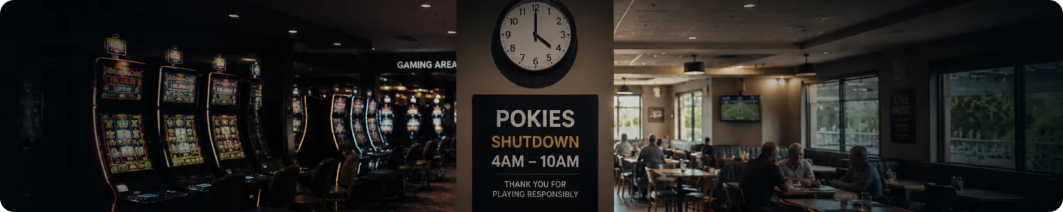 Pokies shutdown impact