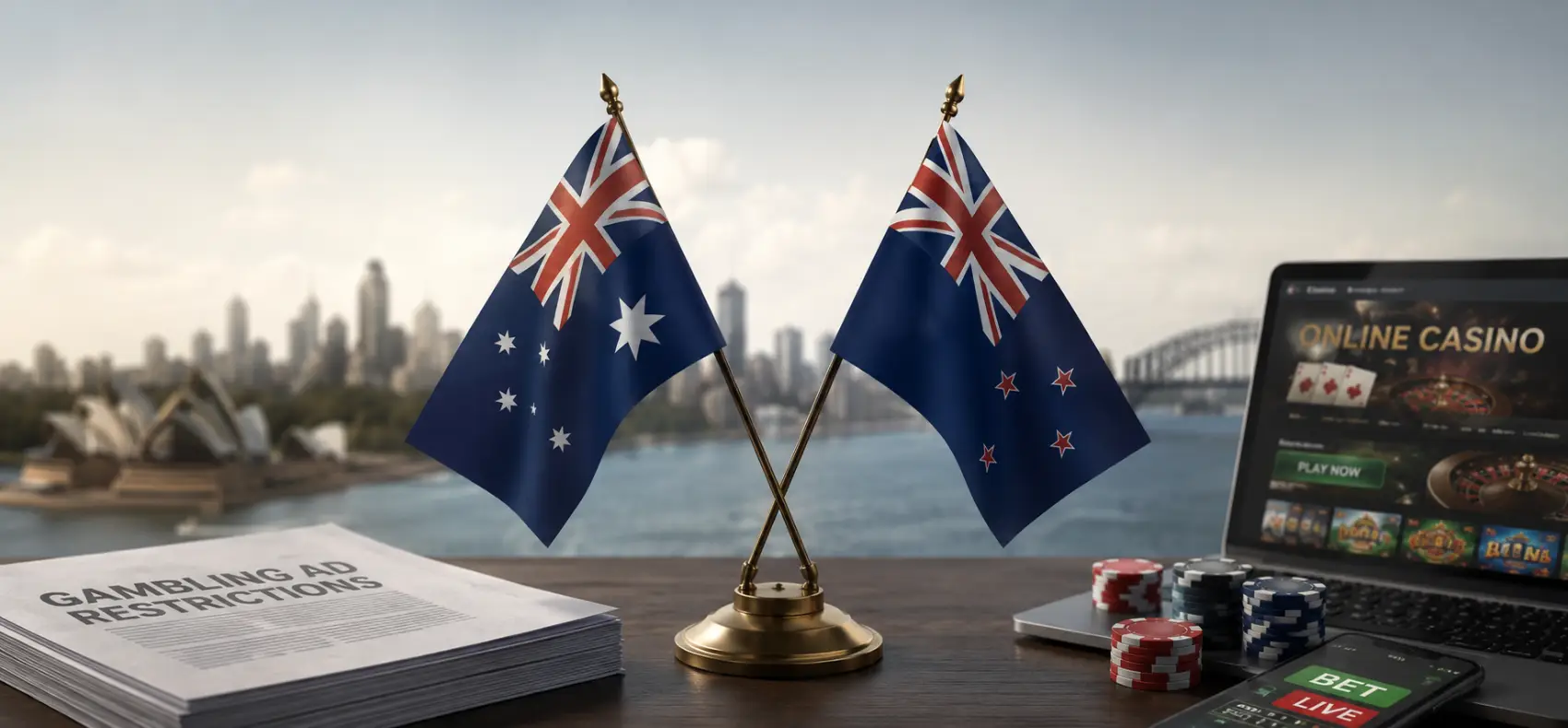 New Zealand Holds Fire on Australia-Style Gambling Ad Curbs