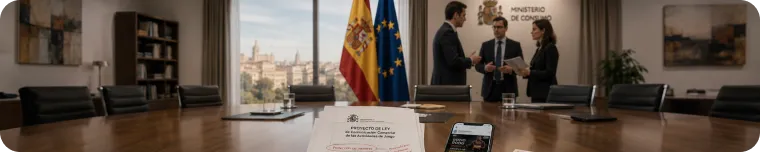 Spanish gambling ad reform meeting