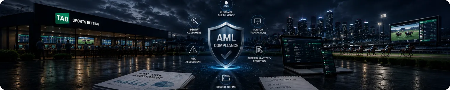 AML shield showing trust in wagering