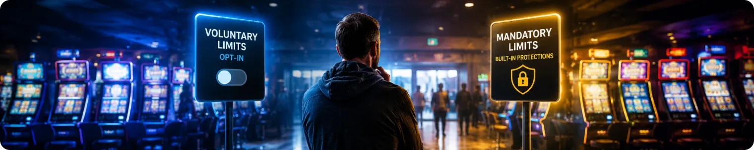 Mandatory pokies limits banner